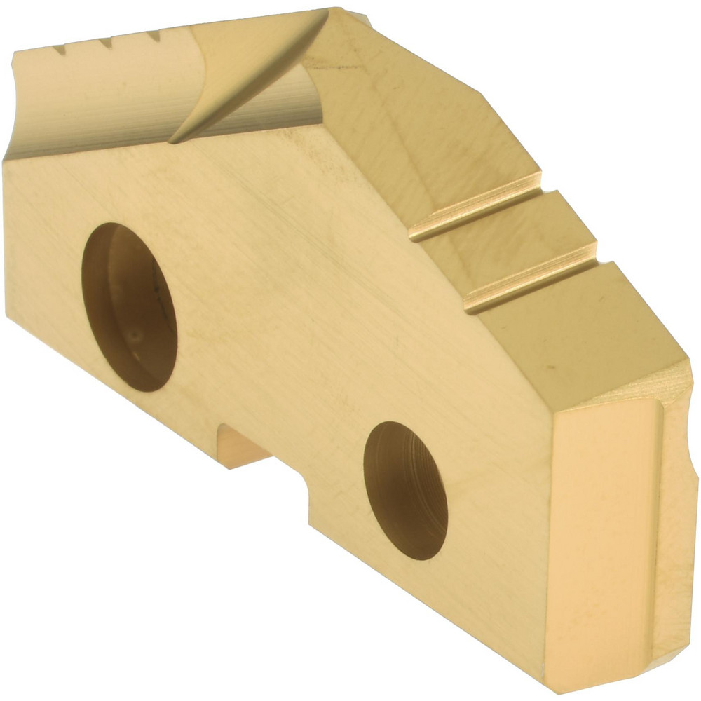 Allied Machine and Engineering Spade Drill Insert: 1-17/32" Dia, Seat Size 3, Cobalt, 132 deg Point - 453T-0117