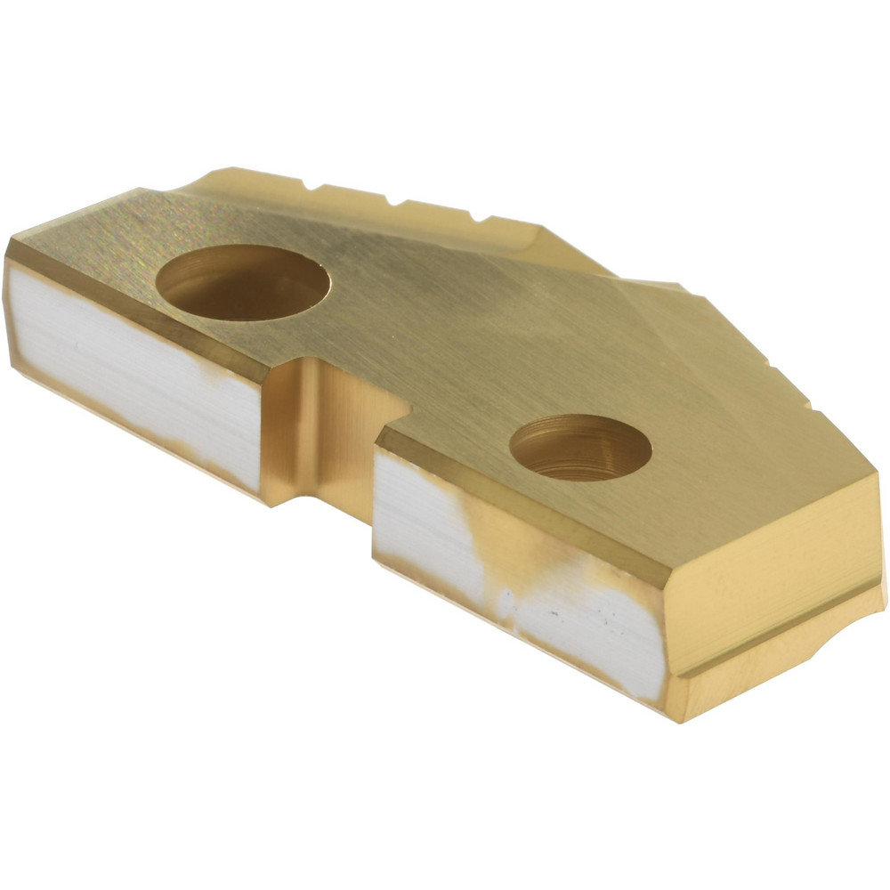 Allied Machine and Engineering Spade Drill Insert: 1-17/32" Dia, Seat Size 3, Cobalt, 132 deg Point - 453T-0117