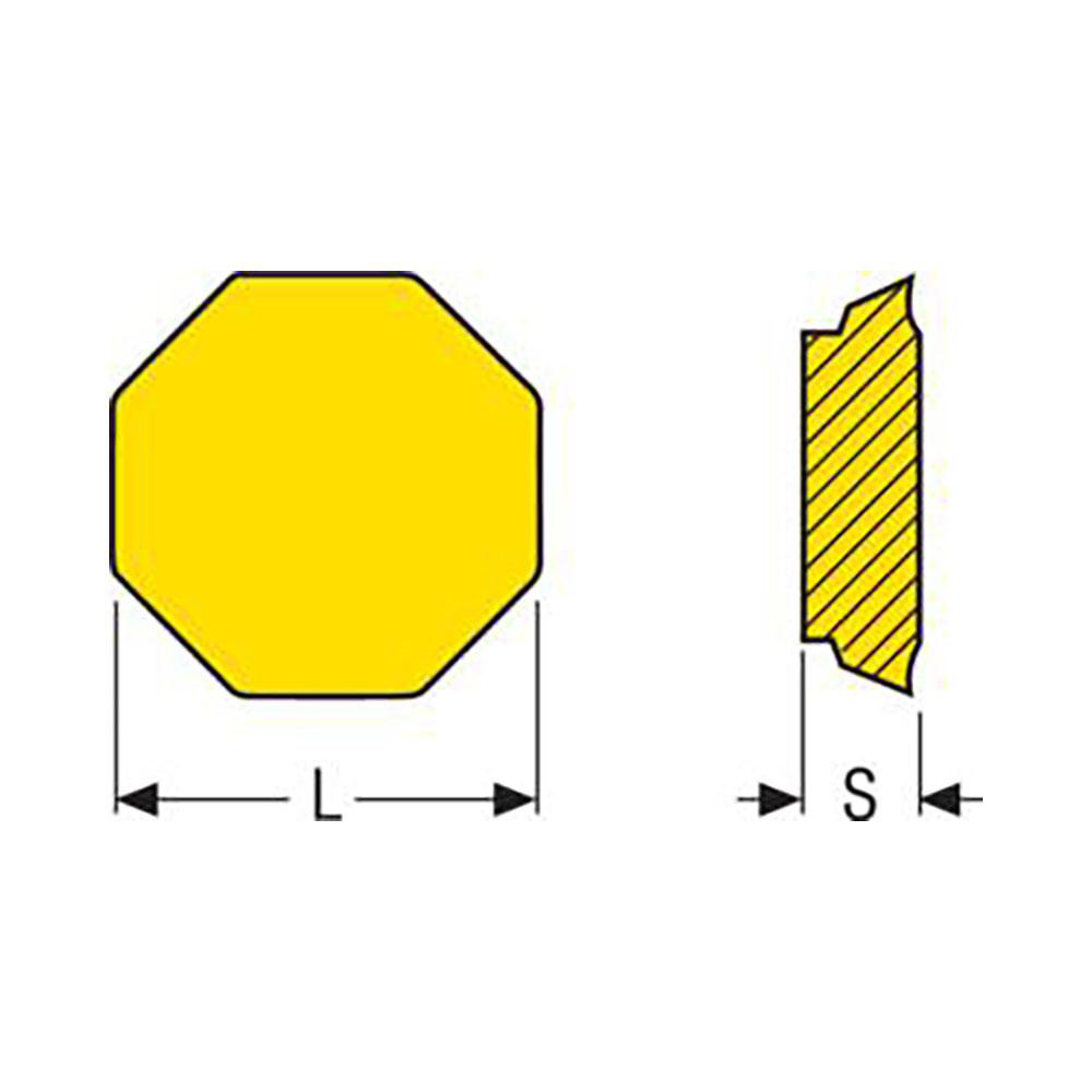 Seco Milling Insert: ANSI OFER070405TN-ME15, ISO OFER070405TN-ME15, T25M, Solid Carbide - 74068305