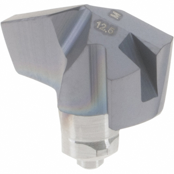 Iscar Replaceable Drill Tips: ICM0492 IC907, 0.4920" Dia, 12.50 mm Dia, 140 deg Point,  IC908 - 5567151