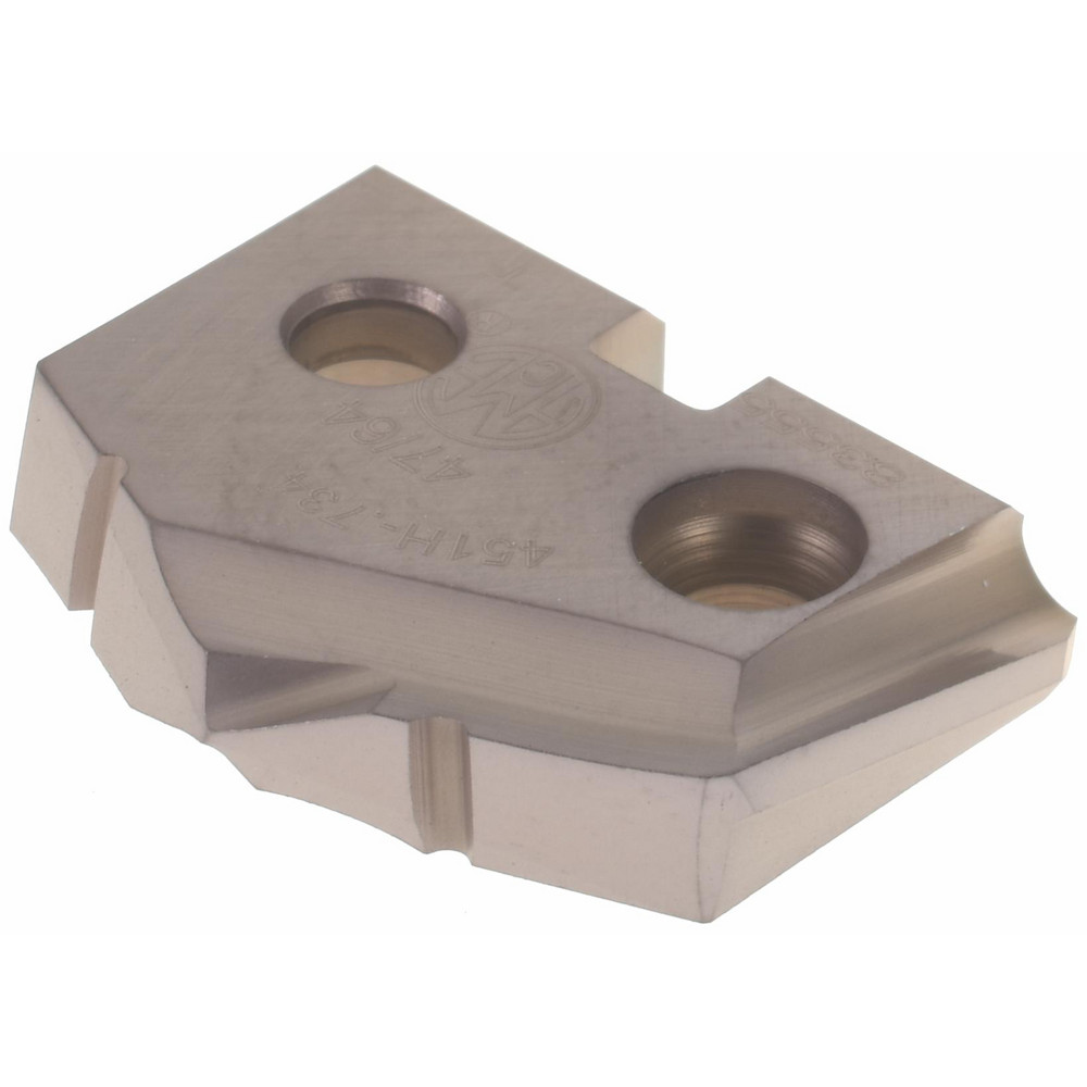 Allied Machine and Engineering Spade Drill Insert: 47/64" Dia, Seat Size 1, Cobalt, 132 deg Point - 451H-.734
