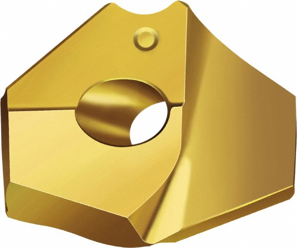 Walter Replaceable Drill Tips: P6001-D16.66R WPP45C, 0.6559" Dia, 16.66 mm Dia, 140 deg Point,  WPP45C - 6305393