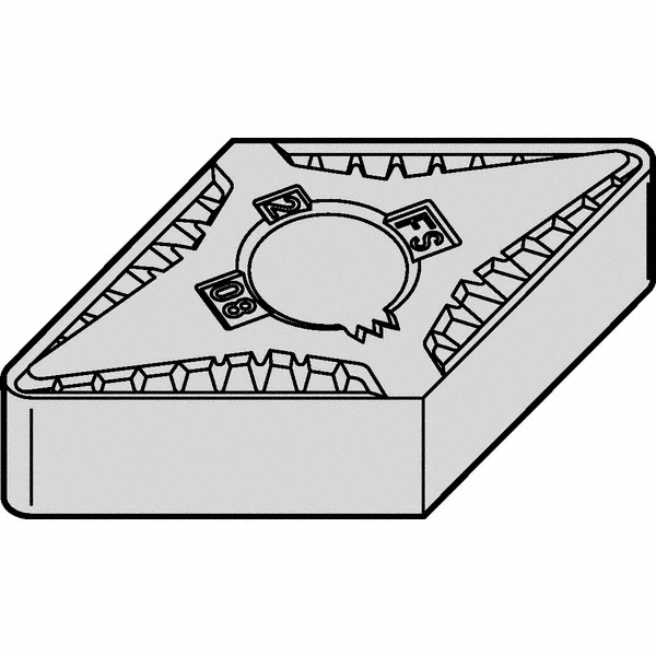 Kennametal Turning Insert: WNMG432UP KCU10, Carbide - 4045186