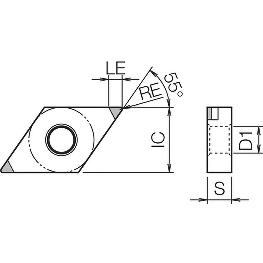 Kyocera Turning Insert: DNGA432S00525ME KBN25M, CBN - TBZ02213