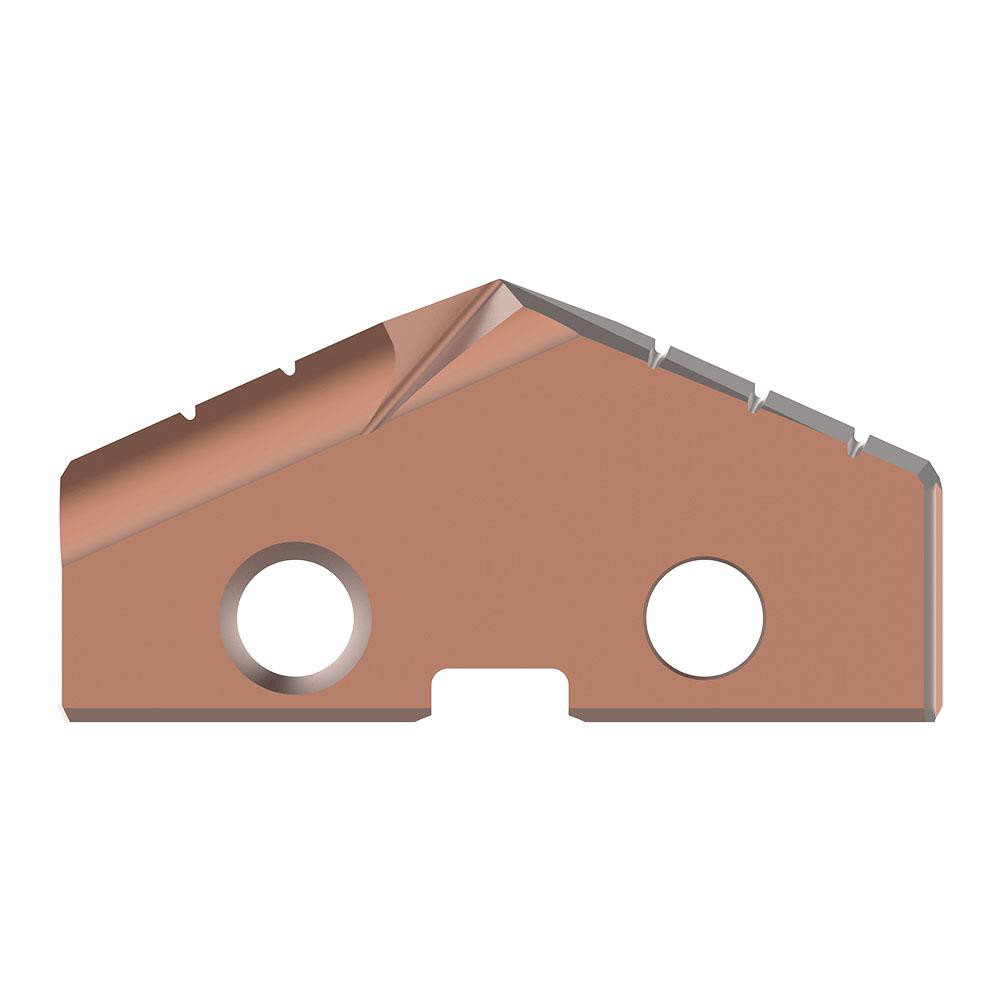 Allied Machine and Engineering Spade Drill Insert: 1-25/32" Dia, Seat Size 3, Cobalt, 132 deg Point - 453H-0125