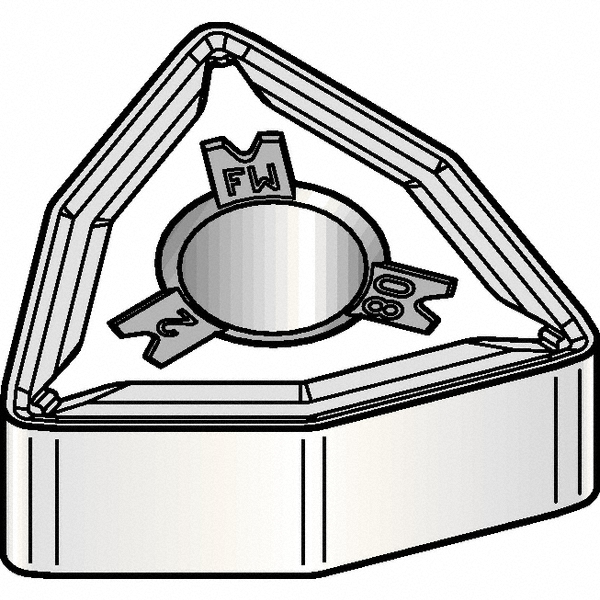 Sandvik Coromant Milling Insert: ANSI R390-17 04 08M-KM 3040, ISO R390-17 04 08M-KM 3040, 3040, Solid Carbide - 5746858