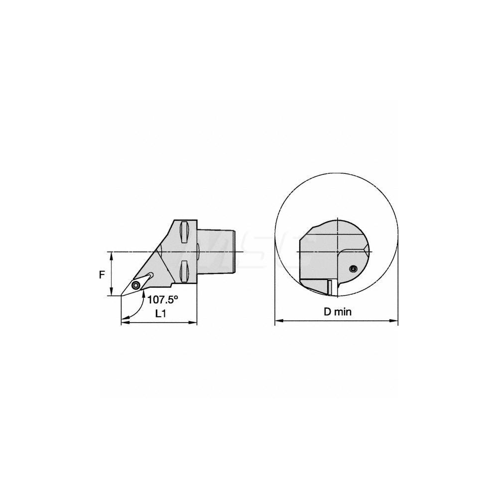 Kennametal Turning Insert: T221P KCP25B, Carbide - 6151564