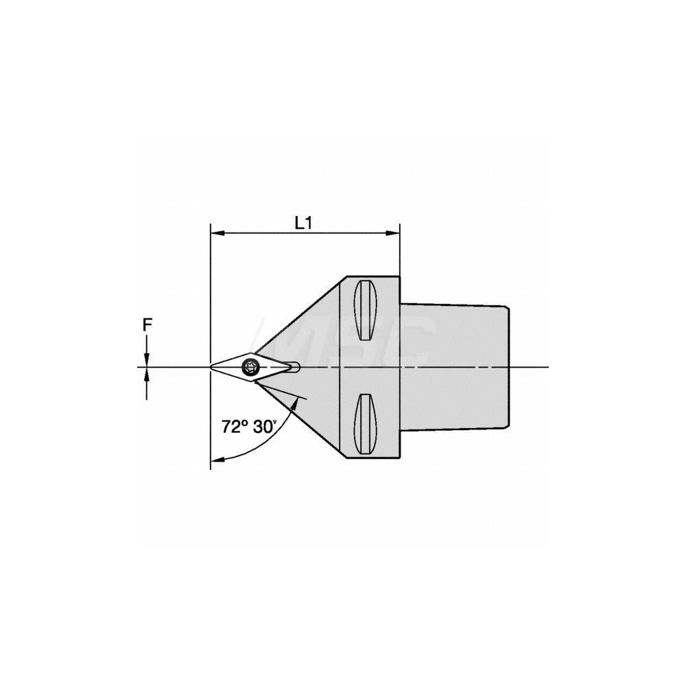 Kennametal Turning Insert: T221P KCP25B, Carbide - 6151564
