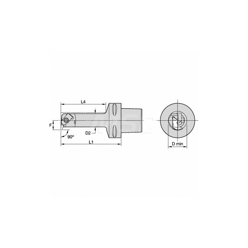 Kennametal Turning Insert: T221P KCP25B, Carbide - 6151564