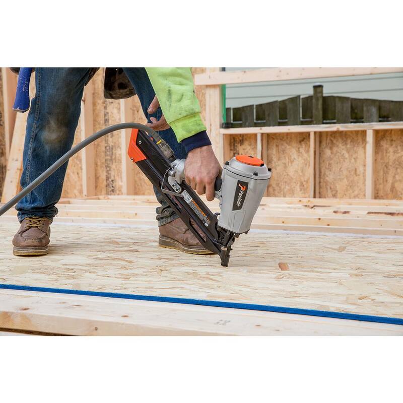 Paslode 2 in. x 0.113 Heavy-Duty 30 -Degree Galvanized Ring Shank Paper-Taped Framing Nails with PMPlus Nailer (2000 per Box) - 650381P