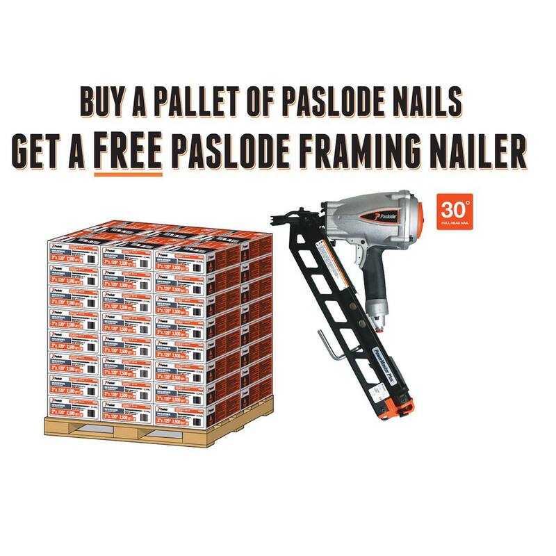 Paslode 2 in. x 0.113 Heavy-Duty 30 -Degree Galvanized Ring Shank Paper-Taped Framing Nails with PMPlus Nailer (2000 per Box) - 650381P