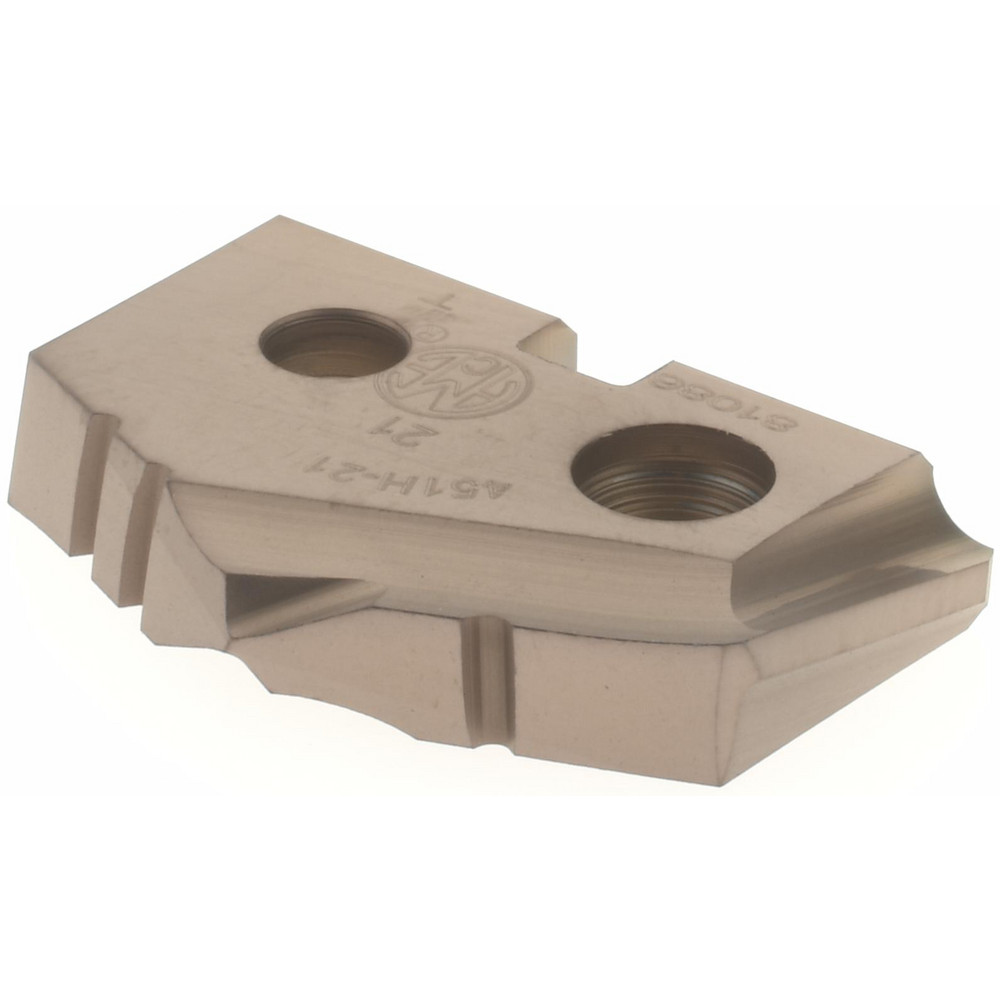 Allied Machine and Engineering Spade Drill Insert: 21.00 mm Dia, Seat Size 1, Cobalt, 132 deg Point - 451H-21