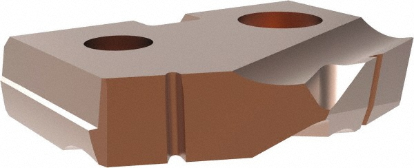 Allied Machine and Engineering Spade Drill Insert: 21.00 mm Dia, Seat Size 1, Cobalt, 132 deg Point - 451H-21