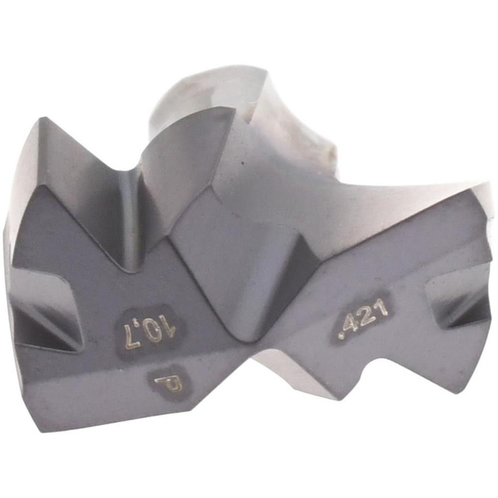 Iscar Replaceable Drill Tips: ICP 0421 IC908, 0.4216" Dia, 10.71 mm Dia, 140 deg Point,  IC908 - 5508265