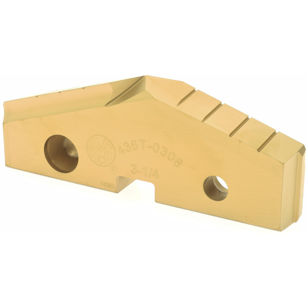 Allied Machine and Engineering Spade Drill Insert: 3-1/4" Dia, Seat Size 6, Cobalt, 144 deg Point - 456H-0308