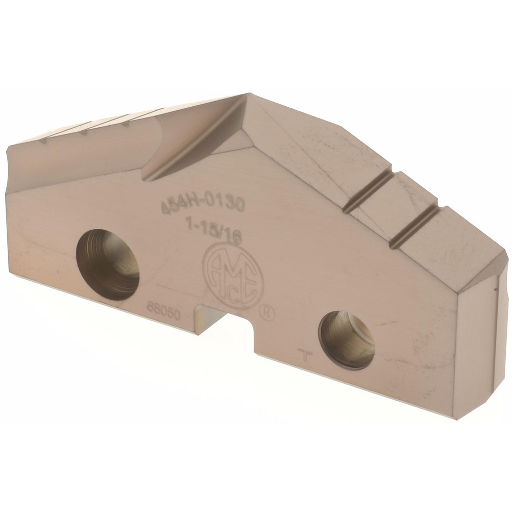 Allied Machine and Engineering Spade Drill Insert: 1-15/16" Dia, Seat Size 4, High Speed Steel, 132 deg Point - 434T-0130