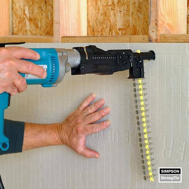 Simpson Strong-Tie #6 x 1-1/4 in. #2 Phillips, Bugle-Head, DWC Collated Drywall Screw (2500-Pack) - DWC114PS