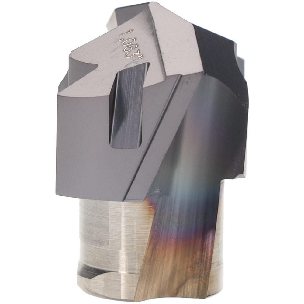 Iscar Replaceable Drill Tips: ICM1063 IC908, 1.0630" Dia, 27.00 mm Dia, 140 deg Point,  IC908 - 5506724