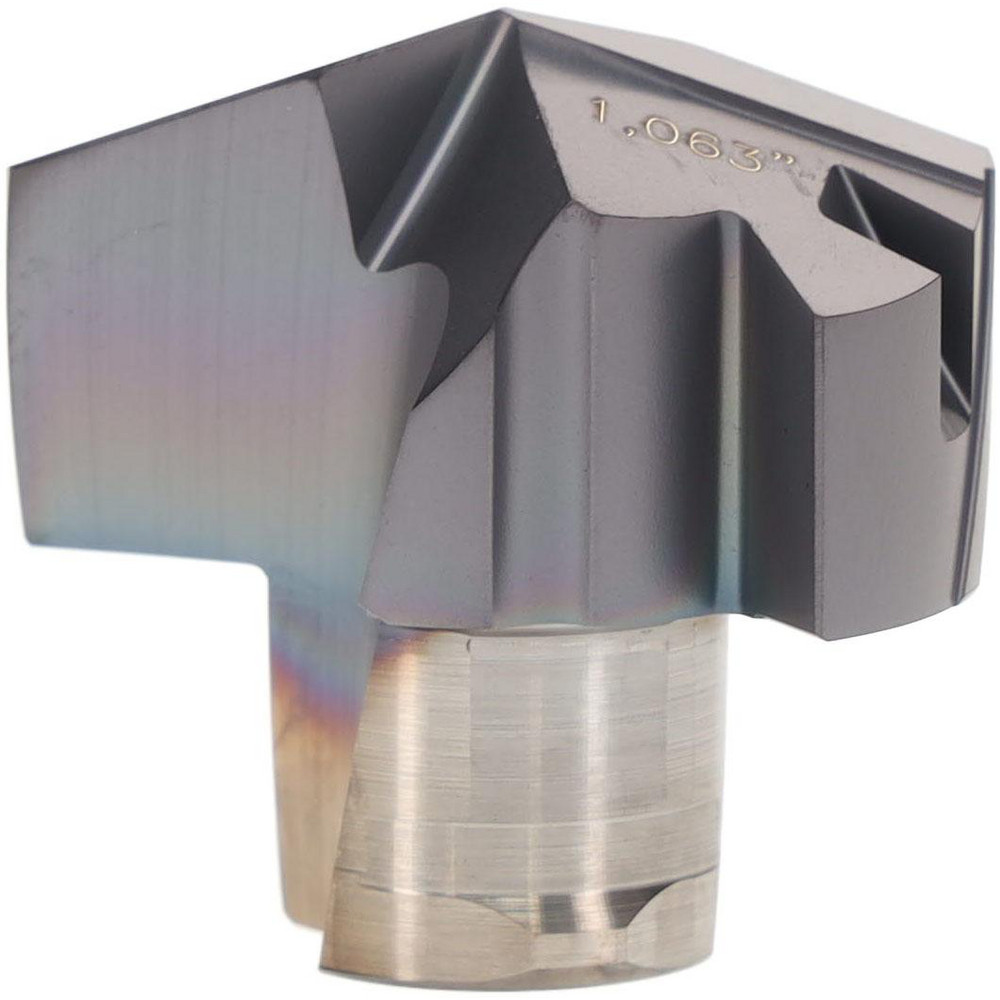 Iscar Replaceable Drill Tips: ICM1063 IC908, 1.0630" Dia, 27.00 mm Dia, 140 deg Point,  IC908 - 5506724