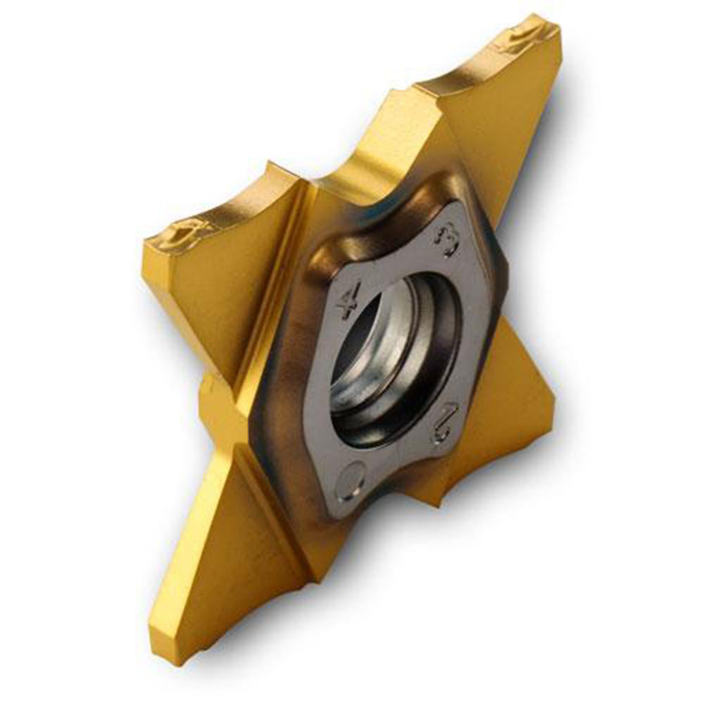 Ingersoll Cutting Tools Grooving Insert: TQJ27-2.00-6R TT9080, Carbide - 6402239