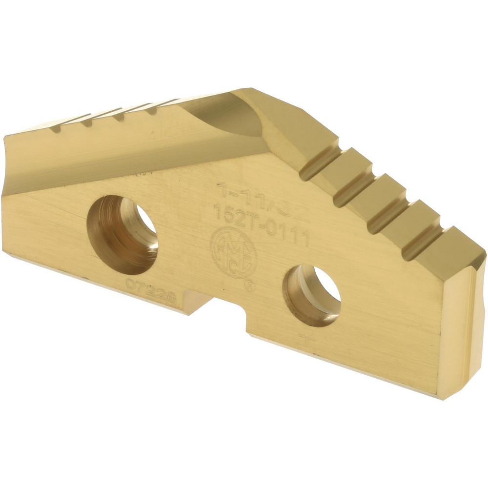 Allied Machine and Engineering Spade Drill Insert: 1-11/32" Dia, Seat Size 2, Cobalt, 132 deg Point - 152T-0111