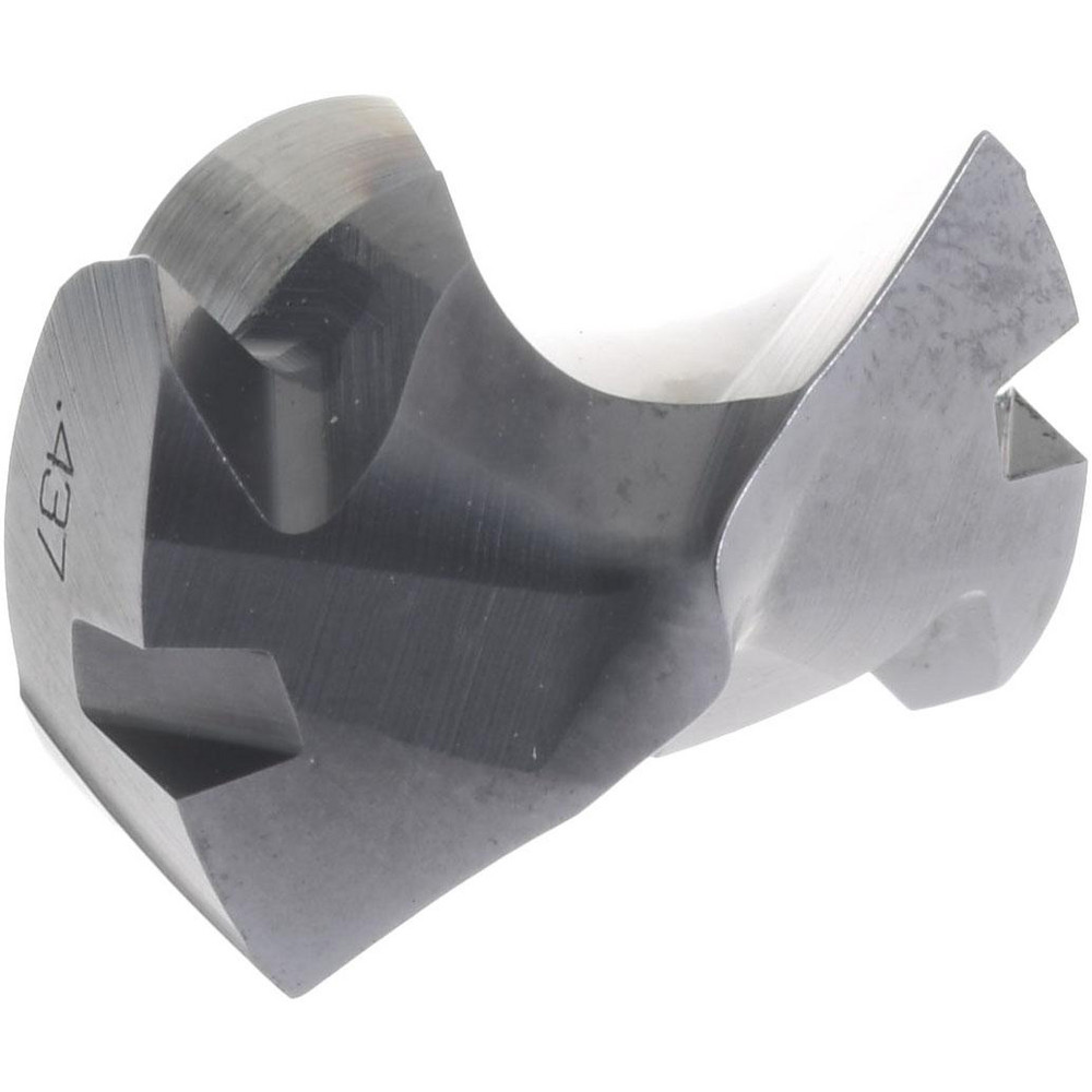 Kennametal Replaceable Drill Tips: KTIP1111HPM KCP15, 0.4374" Dia, 11.11 mm Dia,  KCP15 - 4158940
