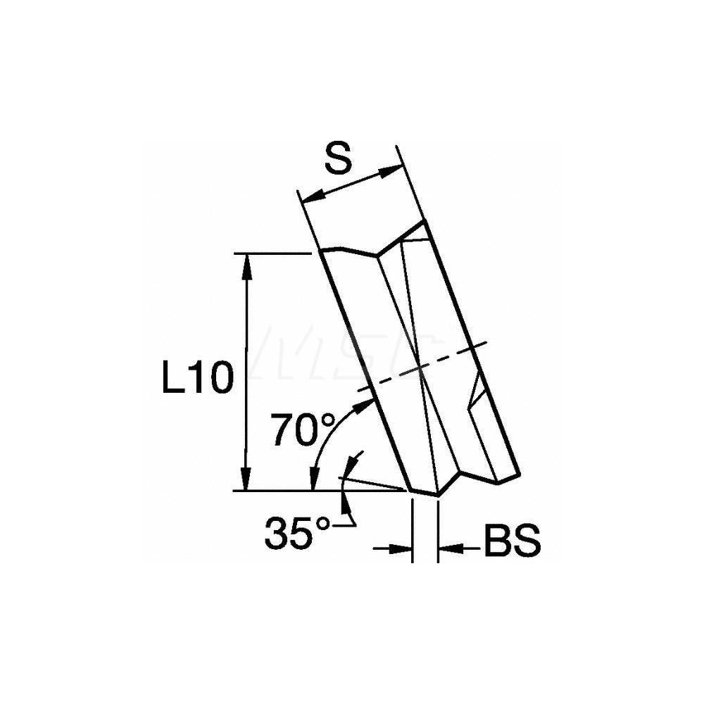 Kennametal Milling Insert: ANSI SPHX1205ZCTRGPK, ISO SPHX1205ZCTRGPK, KY3500, Ceramic - 1322958