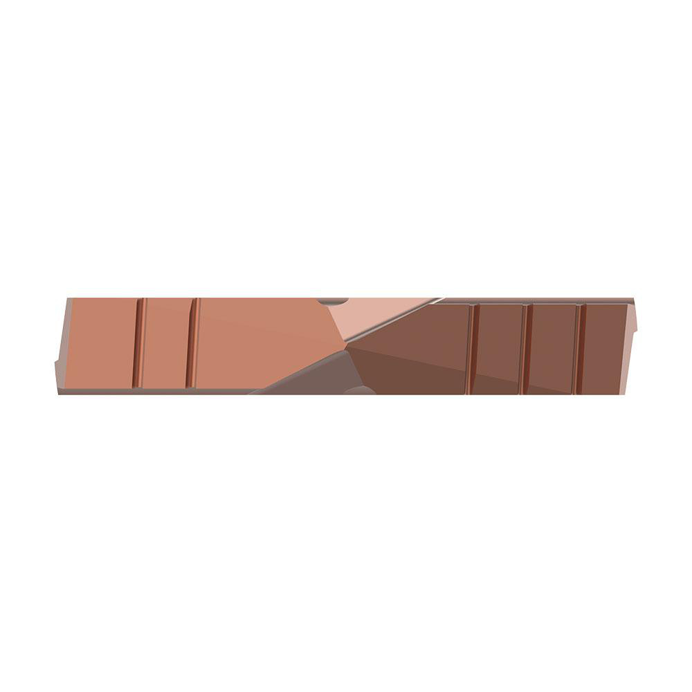 Allied Machine and Engineering Spade Drill Insert: 1-1/2" Dia, Seat Size 3, Cobalt, 132 deg Point - 453H-0116-HE