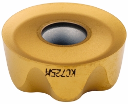 Kennametal Milling Insert: ANSI RCGT64ELF, ISO RCGT190600ELF, KC725M, Solid Carbide - 2434886