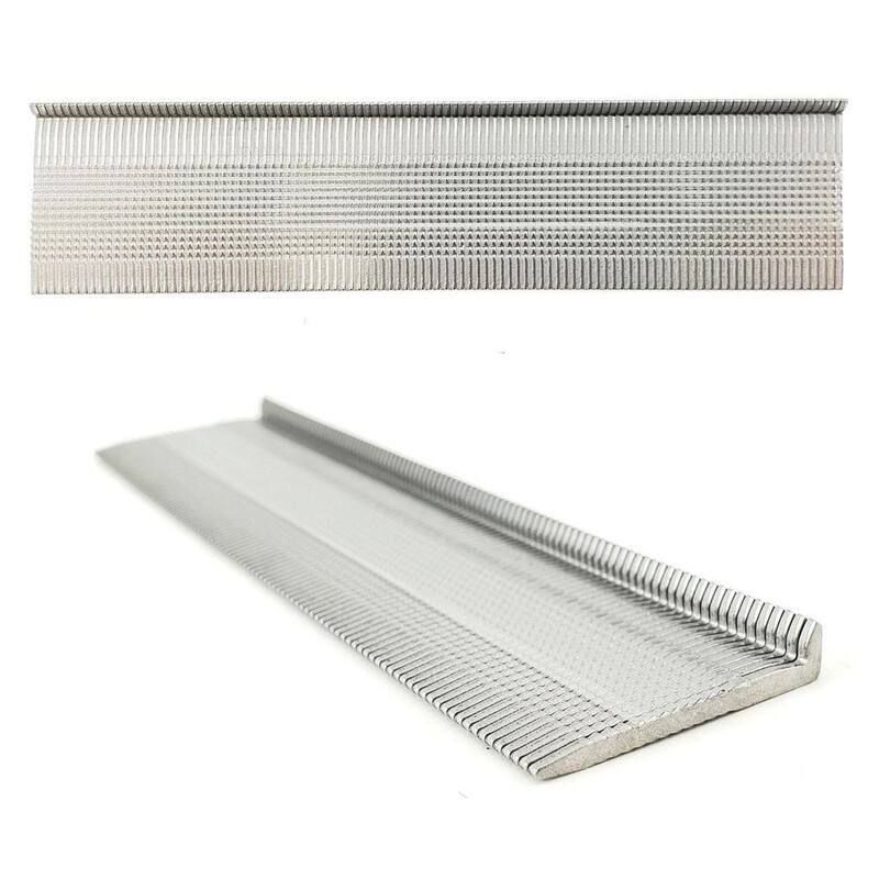 POWERNAIL 1-1/4 in. Leg x 20-Gauge Adhesive Strip L-Shaped Cleat Nails for Engineered and Hardwood Floors (5000 per Box) - L125205