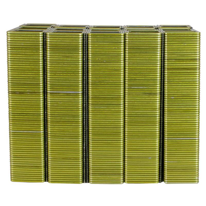 Freeman 16-Gauge 1 in. Glue Collated Galvanized Wide Crown Senco P Type Staples with 1 in. Crown (2000-Count) - WCS16-1