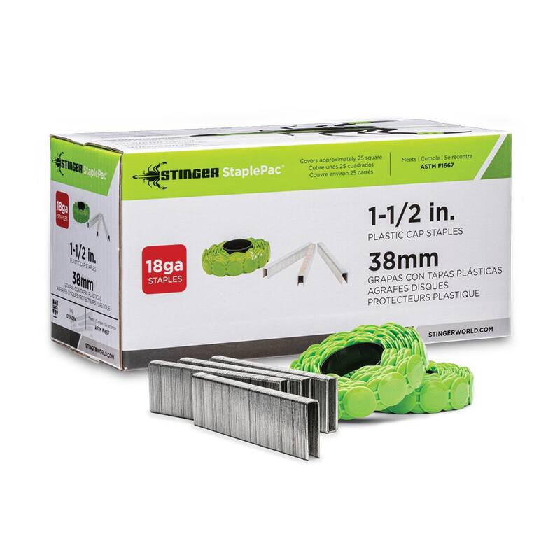 Stinger 1-1/2 in. StaplePac (2000-Piece per Box) - 0136094
