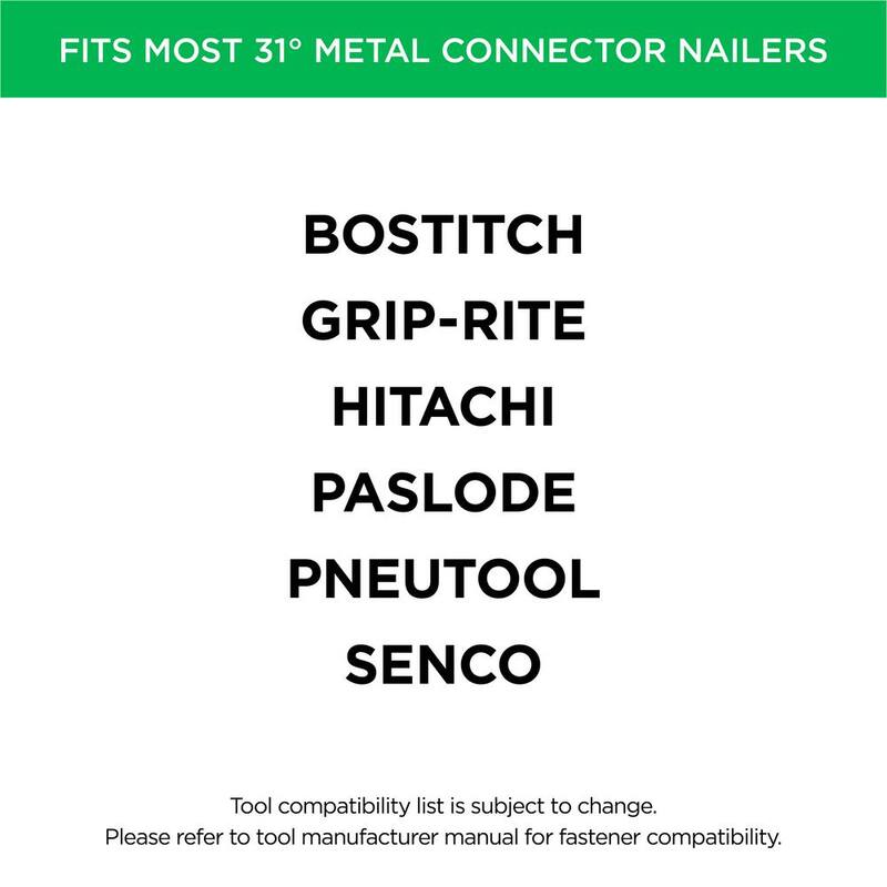 PRO-FIT 1-1/2 in. x 0.148 33-Degree Hot Dipped Galvanized Smooth Shank Paper Tape Joist Hanger Nails (3000 -Per Box) - 0606490