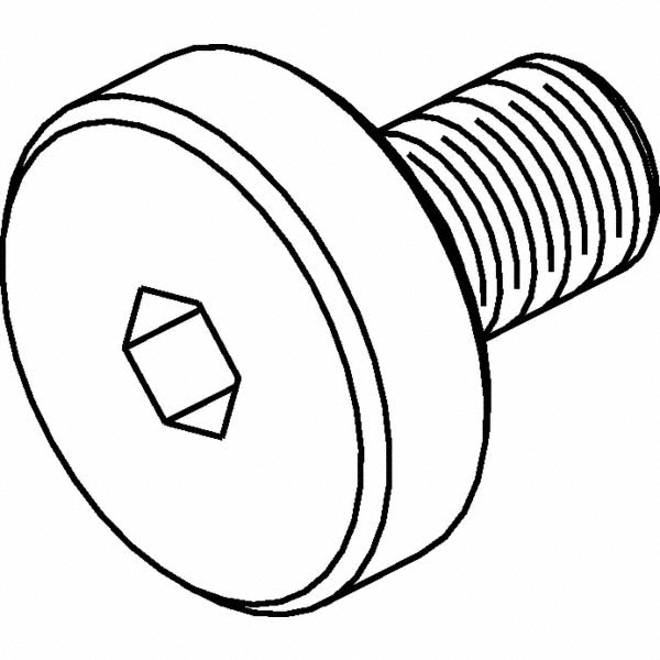 Kennametal Coolant Lock Screw for Indexables: Combination, 3/4-16 Thread - 5202231
