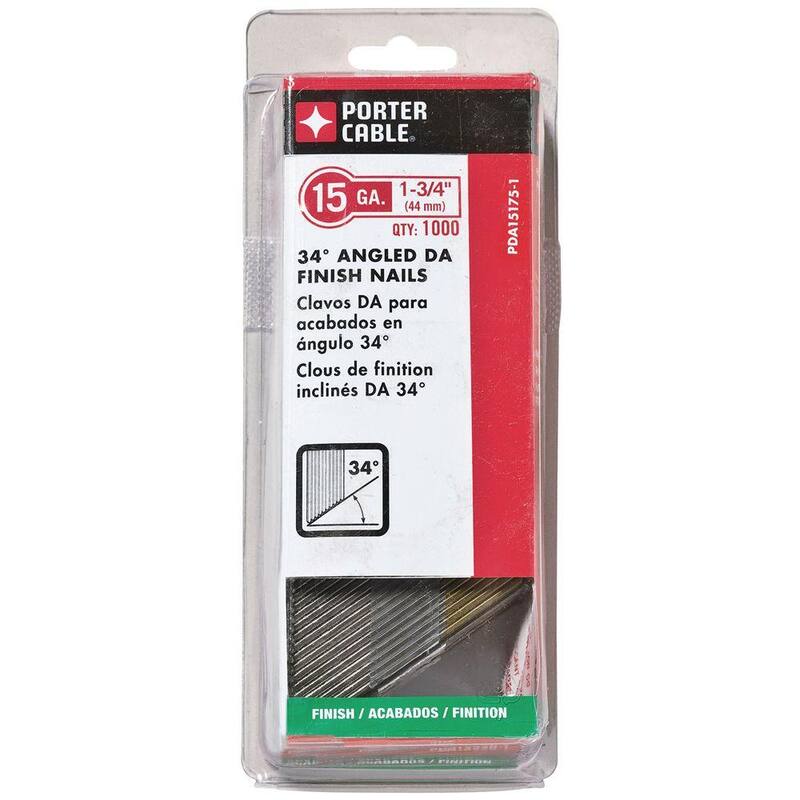 Porter-Cable 1-3/4 in. x 15-Gauge Finish Nail 1000 Per Box - PDA15175-1