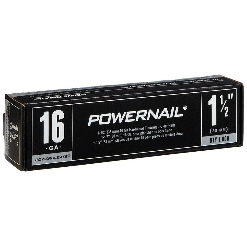 POWERNAIL 1-1/2 in. x 16-Gauge Powercleats Hardwood Flooring Nails (1000-Pack) - L 150-16