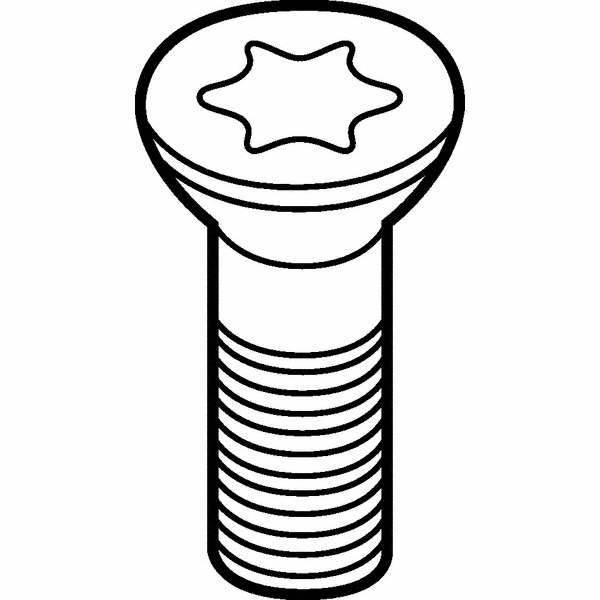 Kennametal Cap Screw for Indexables: M6 Thread - 1021157