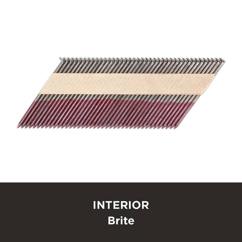 PRO-FIT 2-3/8 in. x 0.113 30-Degree Bright Finish Ring Shank Paper Tape Framing Nails (5000 -Per Box) - 0600360