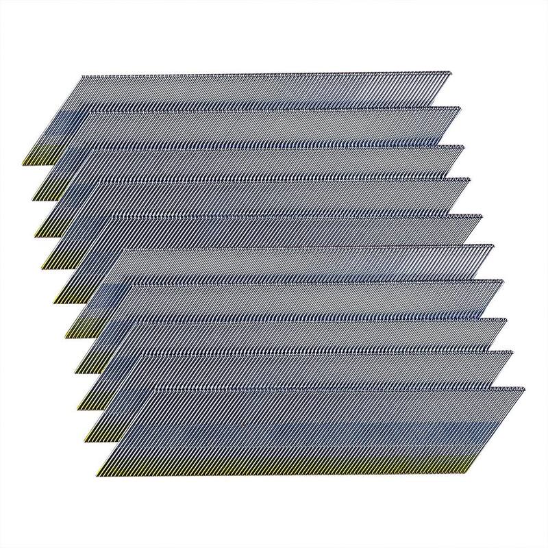 Freeman 2-1/2 in. 15-Gauge Glue Collated Stainless Steel Angle Nails, 1000 Per Box - SSAF1534-25