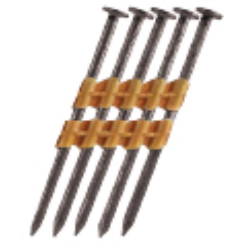 HUTTIG-GRIP 2-1/2 in x 0.131 in 21-Degree Plastic Hot Galvanized Smooth Shank Framing Nails 5,000 Per Box - HGCDKXTXB5M