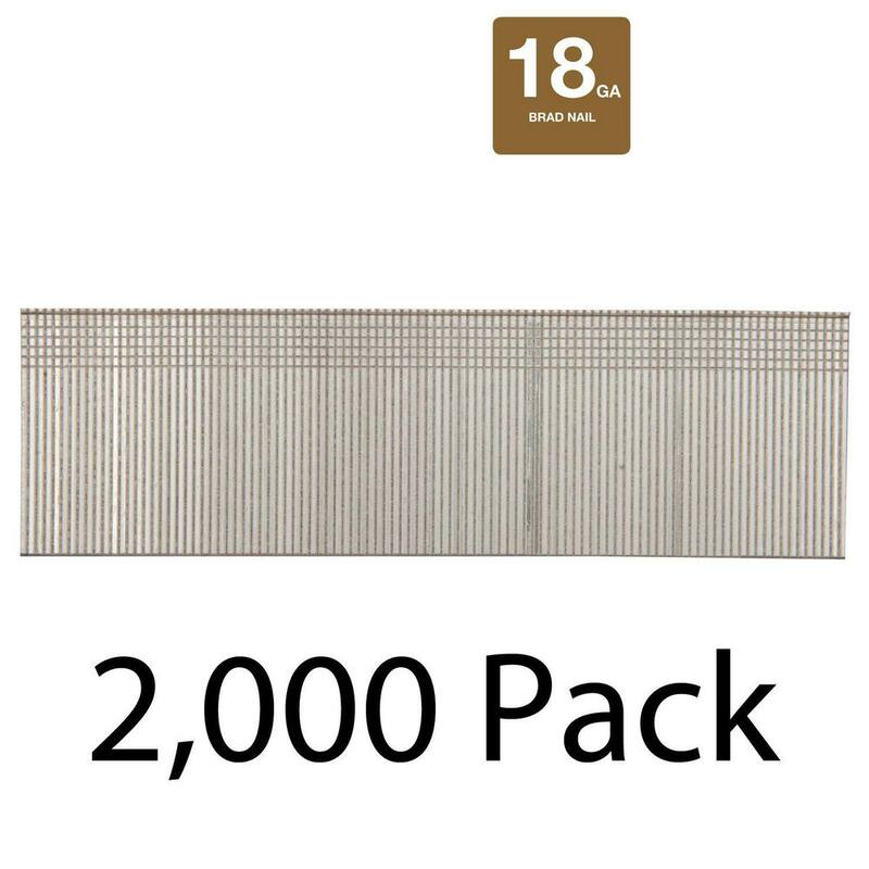 Porter-Cable 18-Gauge x 3/4 in. Glue Collated Brad Nail 2 Boxes (1000 per Box) - PBN18075-1X2