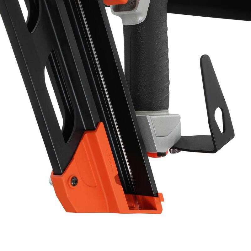 Paslode 3 in. x 120 in. 30-Degree Brite Smooth Paper-Taped Framing Nails with Compact Framing Nailer - 650836C