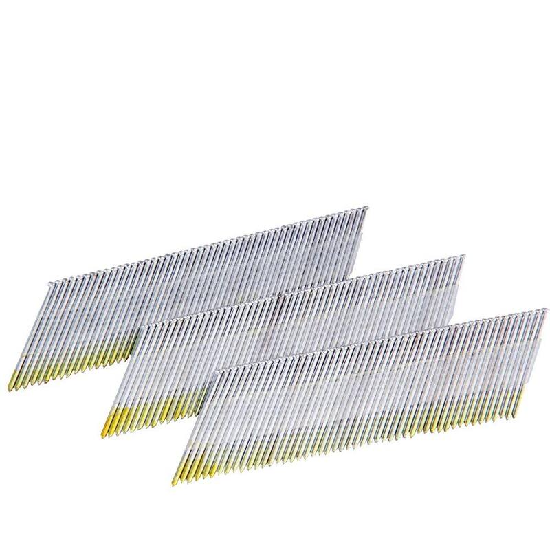 Freeman 1-1/2 in. 15-Gauge 34-Degree Glue Collated Galvanized Finish Nails (1000-Count) - AF1534-15