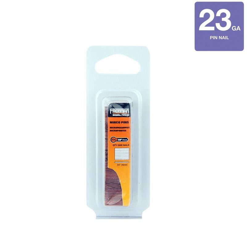 Freeman 5/8 in. 23-Gauge Glue Collated Pin Nail (2000 per Box) - P23-58