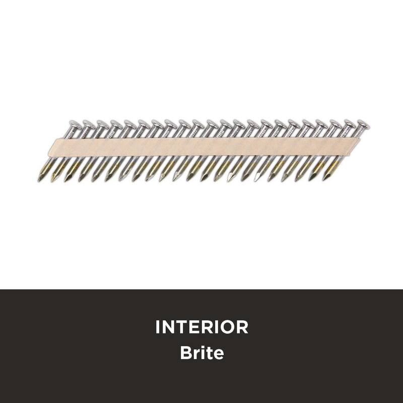 PRO-FIT 1-1/2 in. x 0.148 33-Degree Bright Finish Smooth Shank Paper Tape Joist Hanger Nails (3000 -Per Box) - 0606390