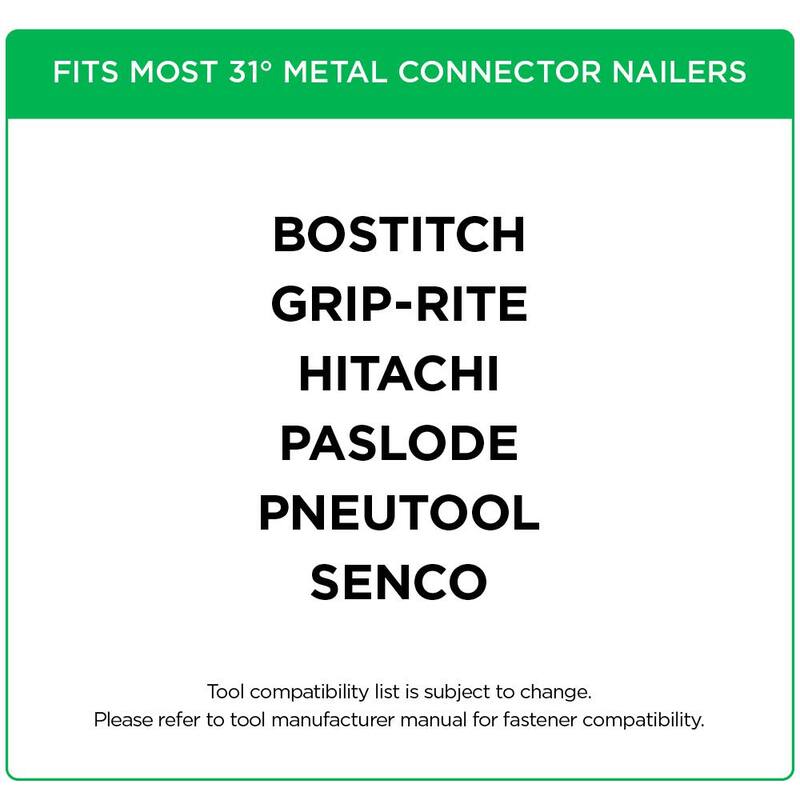 PRO-FIT 1-1/2 in. x 0.148 33-Degree Bright Finish Smooth Shank Paper Tape Joist Hanger Nails (3000 -Per Box) - 0606390