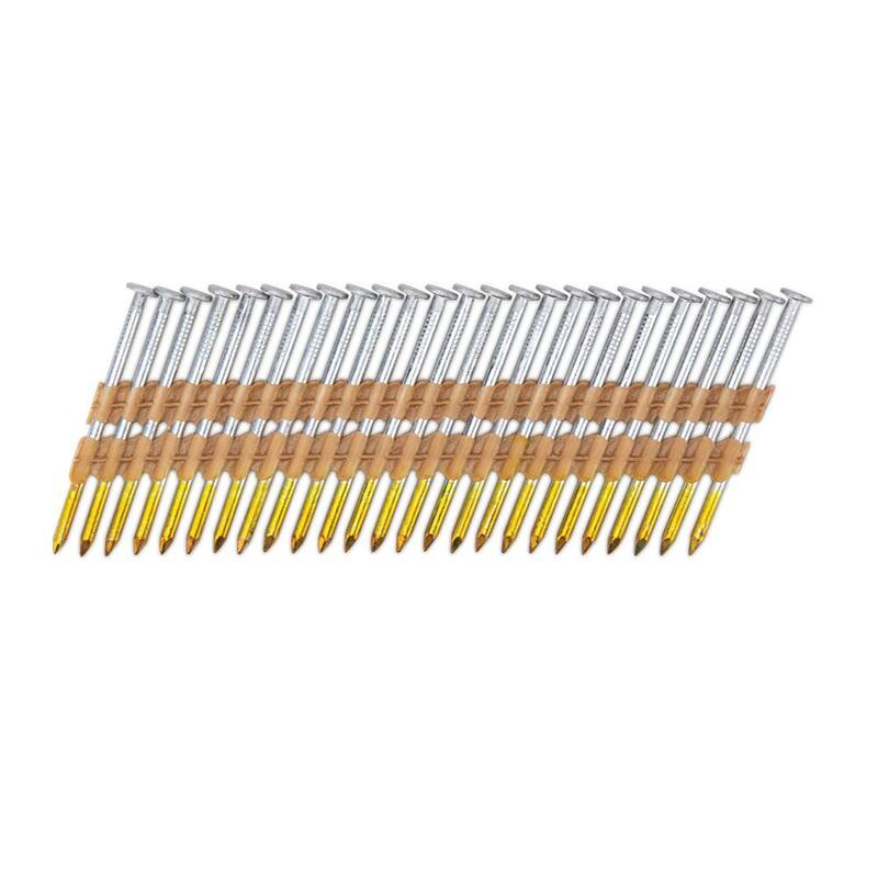 PRO-FIT 2-3/8 in. x 0.113 21-Degree Hot Dipped Galvanized Smooth Shank Plastic Strip Framing Nails (2000 -Per Box) - 0705451