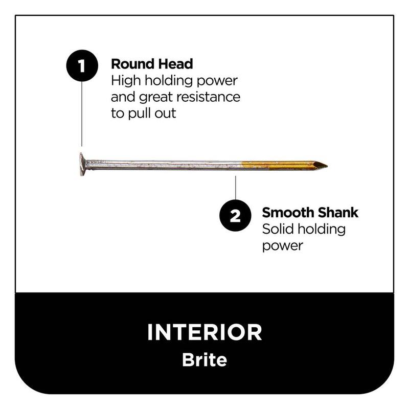PRO-FIT 3-1/4 in. x 0.131-Gauge 21° Bright Finish Smooth Shank Plastic Strip Framing Nails (4000 per Box) - 0616190