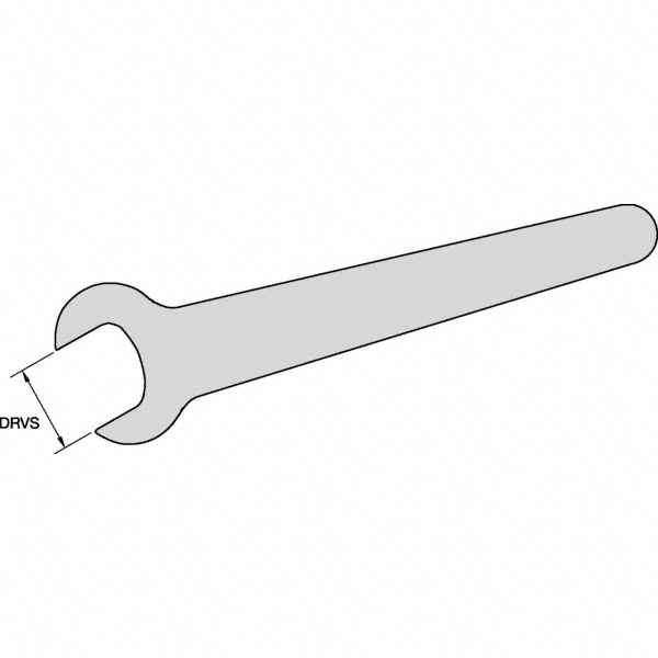 Kennametal 5/8" Open End Wrench for Indexable Tools - 1025546