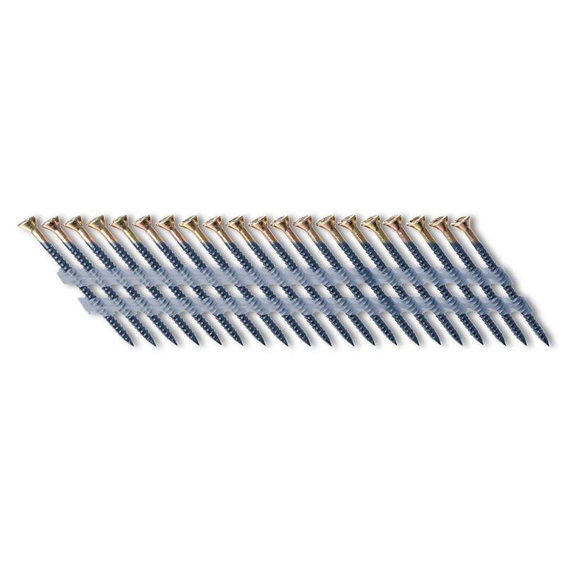 Scrail 2-1/4 in. x 1/9 in. 33-Degree Plastic Strip Versa Drive-Head Nail Screw Fastener (1,000-Pack) - SCPS713FVEGSF